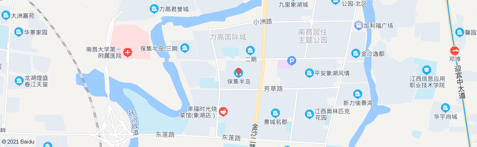 南昌保集半岛_公交站地图_南昌公交_妙搜公交查询2025