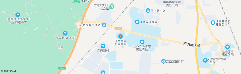 南昌江西青年职业学院_公交站地图_南昌公交_妙搜公交查询2025