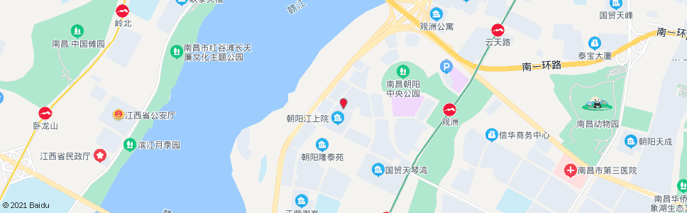 南昌观洲街西口_公交站地图_南昌公交_妙搜公交查询2025