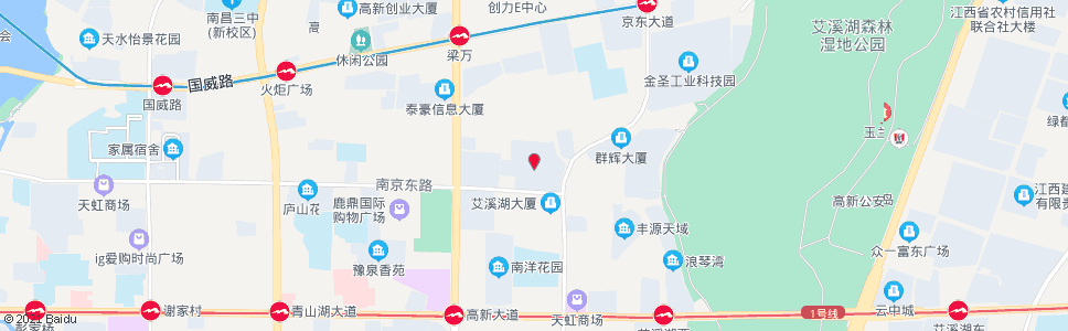 南昌青春家园_公交站地图_南昌公交_妙搜公交查询2025