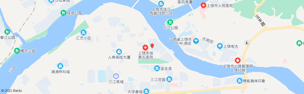 上饶上饶市信州区政府_公交站地图_上饶公交_妙搜公交查询2024