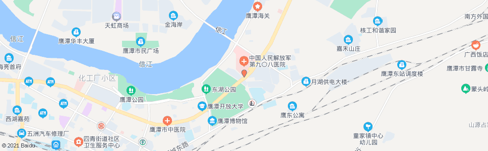 鹰潭184医院_公交站地图_鹰潭公交_妙搜公交查询2024