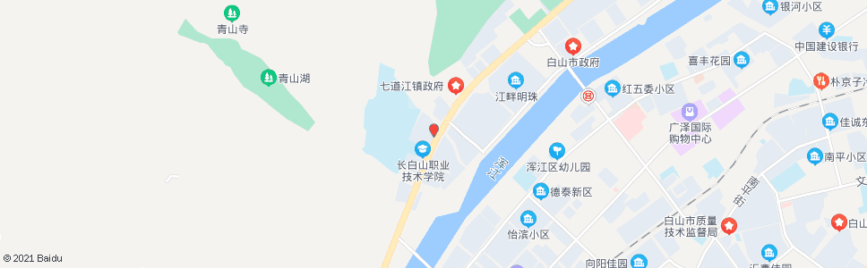 白山检察院_公交站地图_白山公交_妙搜公交查询2025