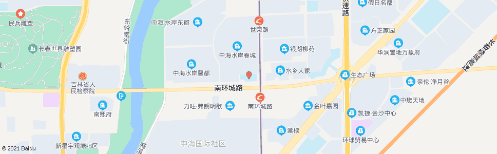 长春中海小学_公交站地图_长春公交_妙搜公交查询2025