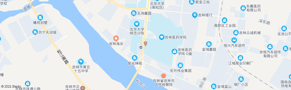 长春装甲兵学院西门_公交站地图_长春公交_妙搜公交查询2025