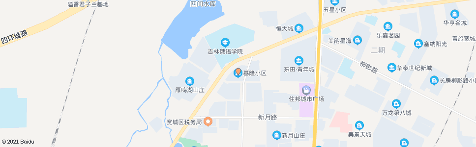 长春基隆家园_公交站地图_长春公交_妙搜公交查询2025