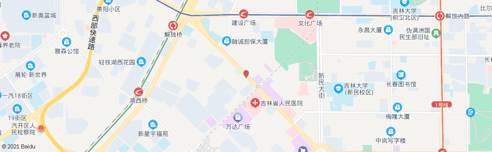 长春红旗街红星医院_公交站地图_长春公交_妙搜公交查询2025