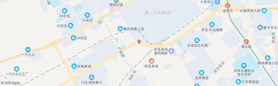 长春孟家公铁桥_公交站地图_长春公交_妙搜公交查询2025