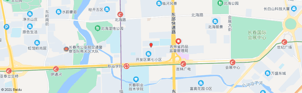 长春北海小学_公交站地图_长春公交_妙搜公交查询2025