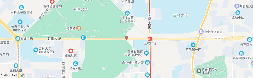 长春南湖大路(人民大街)_公交站地图_长春公交_妙搜公交查询2025