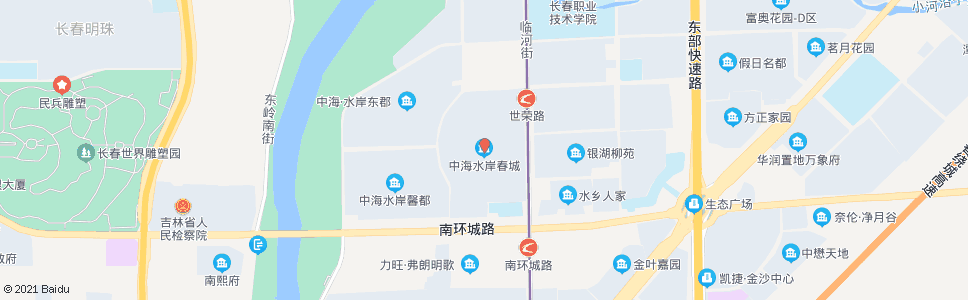 长春中海水岸春城_公交站地图_长春公交_妙搜公交查询2025