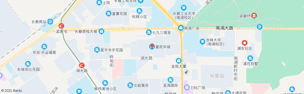 长春富苑华城_公交站地图_长春公交_妙搜公交查询2025