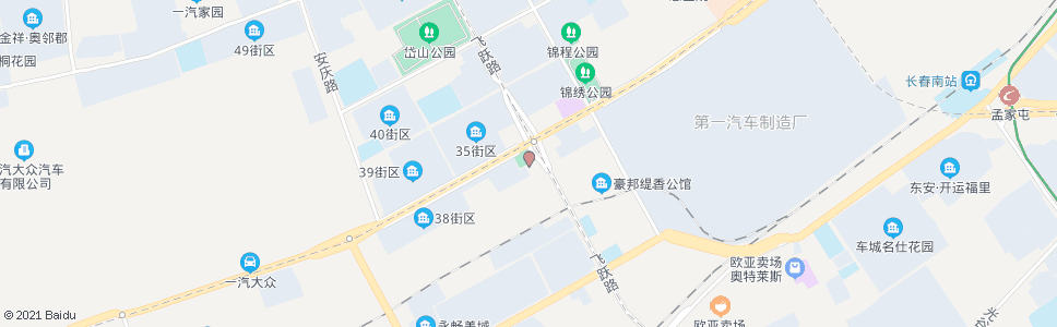 长春飞跃广场_公交站地图_长春公交_妙搜公交查询2025