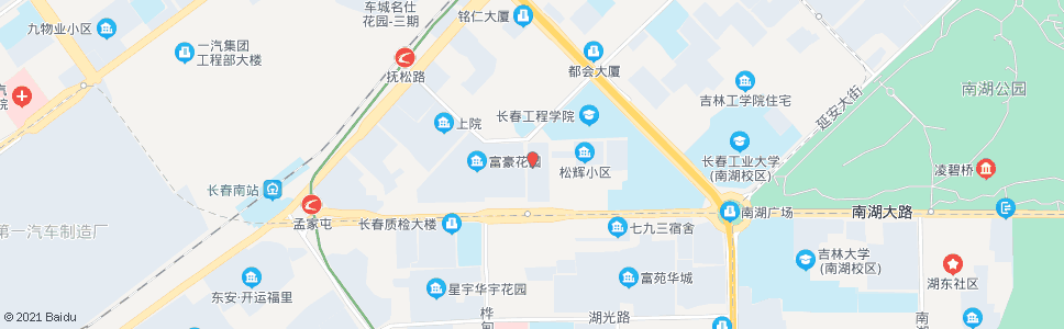 长春松辉综合市场_公交站地图_长春公交_妙搜公交查询2025