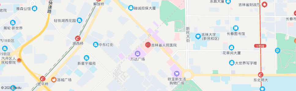 长春省人民医院_公交站地图_长春公交_妙搜公交查询2025