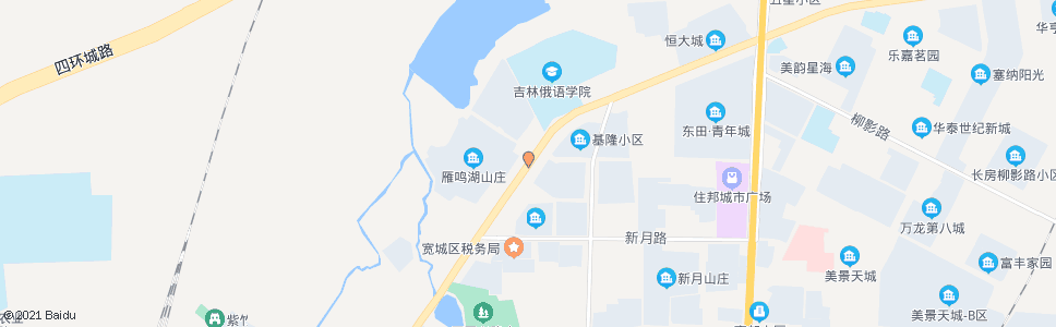 长春雁鸣湖山庄_公交站地图_长春公交_妙搜公交查询2025