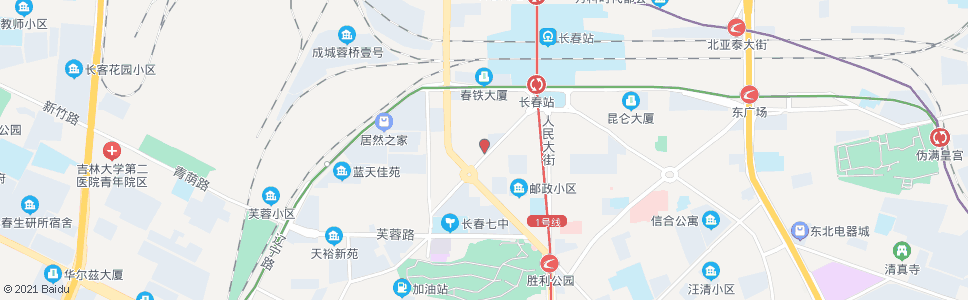 长春康平街(金都饭店)_公交站地图_长春公交_妙搜公交查询2025