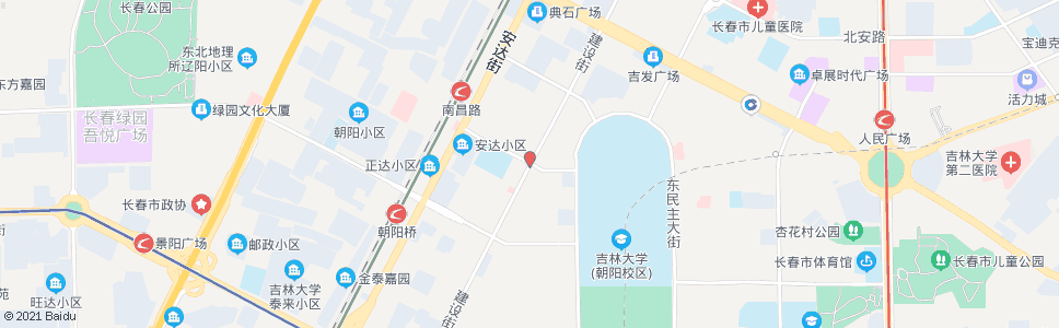 长春建设街_公交站地图_长春公交_妙搜公交查询2025