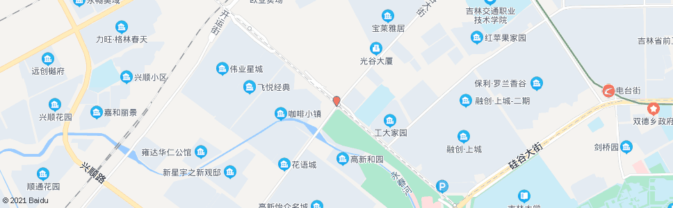 长春光谷大街(飞跃路)_公交站地图_长春公交_妙搜公交查询2025