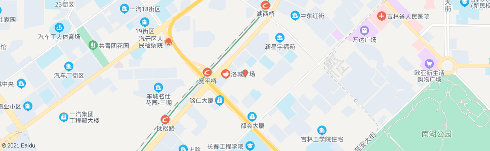 长春集安路_公交站地图_长春公交_妙搜公交查询2025