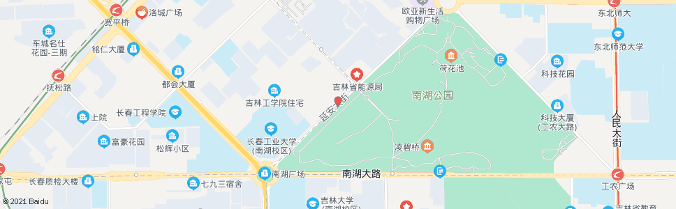 长春高科技宿舍_公交站地图_长春公交_妙搜公交查询2025