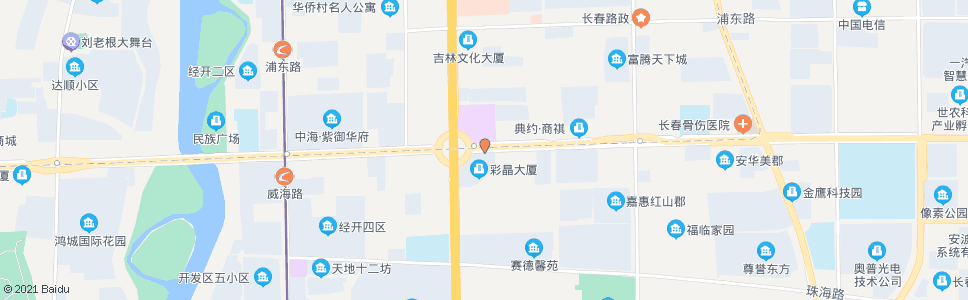 长春赛得广场北门_公交站地图_长春公交_妙搜公交查询2025