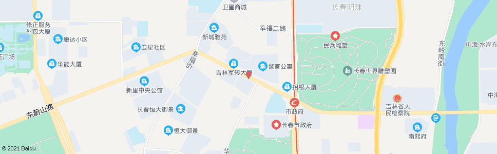 长春市府西街_公交站地图_长春公交_妙搜公交查询2025