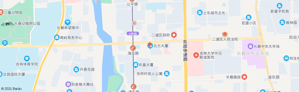 长春北方市场_公交站地图_长春公交_妙搜公交查询2025