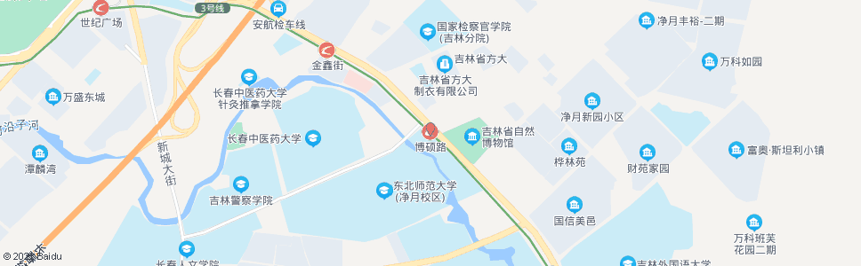 长春博硕路站_公交站地图_长春公交_妙搜公交查询2025