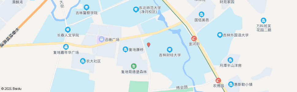 长春长春税务学院_公交站地图_长春公交_妙搜公交查询2025