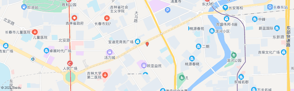 长春二马路_公交站地图_长春公交_妙搜公交查询2025