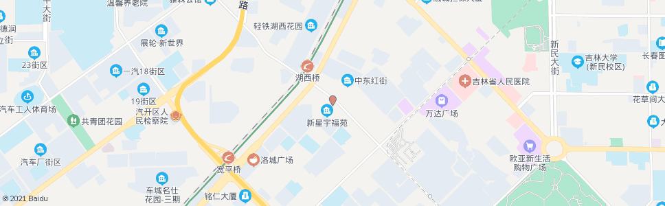 长春湖西路灯泡厂_公交站地图_长春公交_妙搜公交查询2025