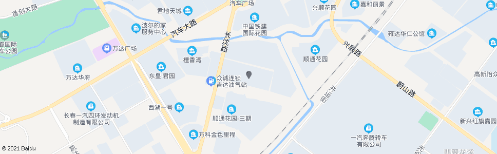 长春绿新大市场_公交站地图_长春公交_妙搜公交查询2025