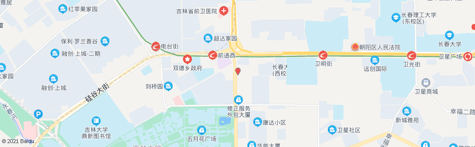 长春卫星路(沃尔玛前进店)_公交站地图_长春公交_妙搜公交查询2025