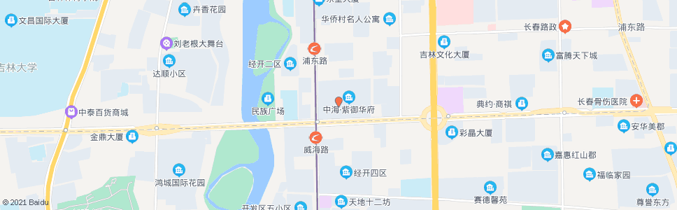 长春东南湖大路_公交站地图_长春公交_妙搜公交查询2025