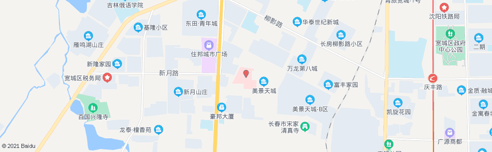 长春新月东路(武警医院)_公交站地图_长春公交_妙搜公交查询2025