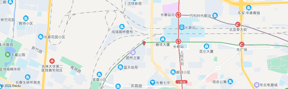 长春长春市陶瓷总厂_公交站地图_长春公交_妙搜公交查询2025