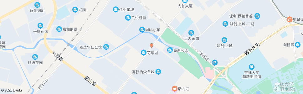 长春荷园路_公交站地图_长春公交_妙搜公交查询2025