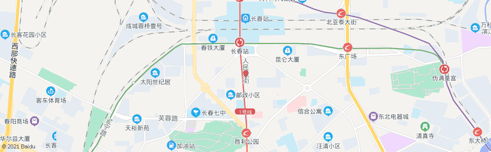 长春长江路_公交站地图_长春公交_妙搜公交查询2025