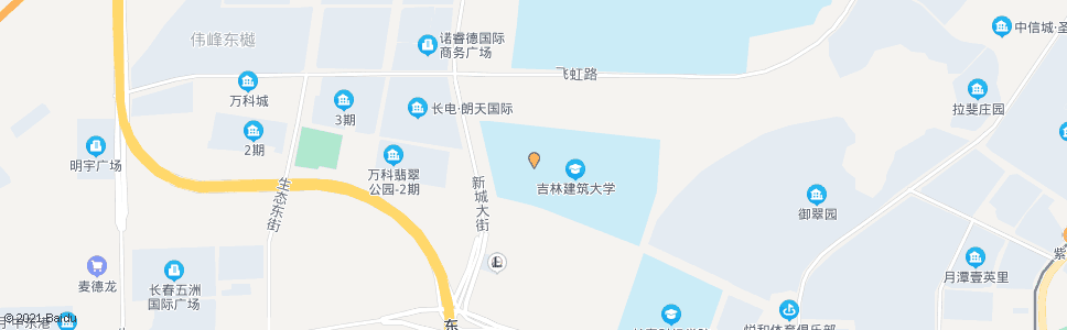 长春建工学院_公交站地图_长春公交_妙搜公交查询2025