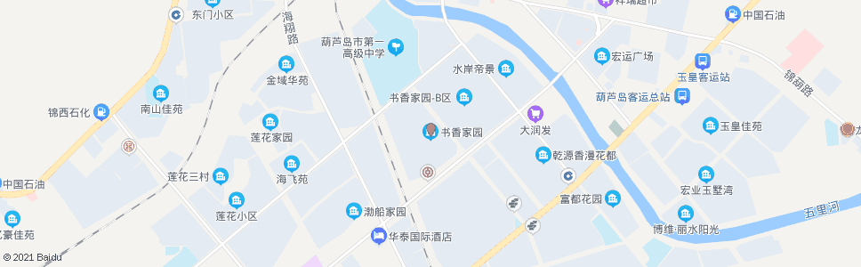 葫芦岛书香家园_公交站地图_葫芦岛公交_妙搜公交查询2025