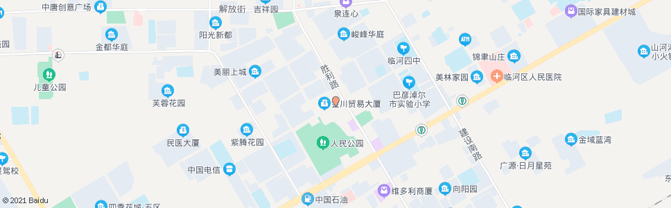 巴彦淖尔河港金川大厦_公交站地图_巴彦淖尔公交_妙搜公交查询2024