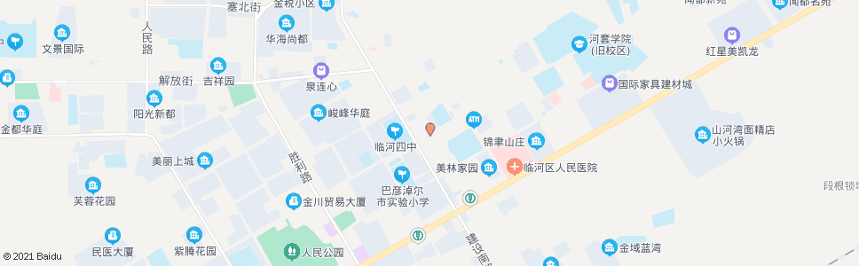 巴彦淖尔巴彦淖尔市第二中学_公交站地图_巴彦淖尔公交_妙搜公交查询2024