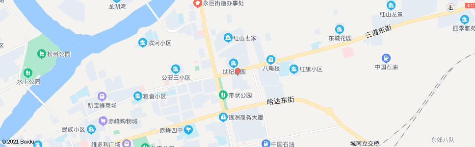 赤峰花卉宠物古玩市场(赤峰复康医院)_公交站地图_赤峰公交_妙搜公交查询2024