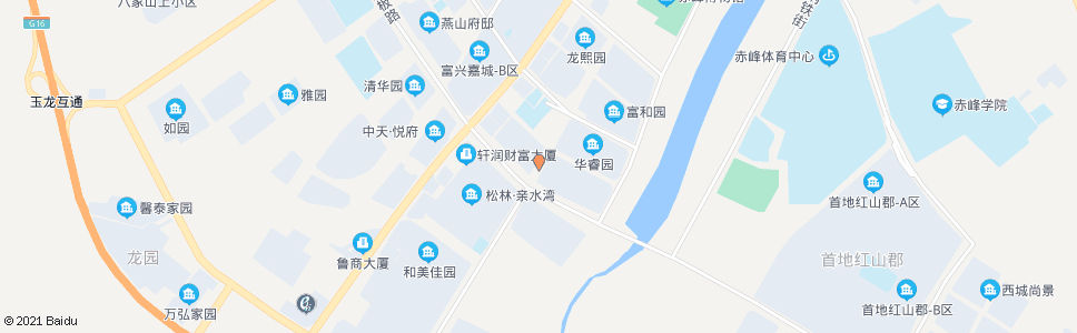 赤峰河畔骏景_公交站地图_赤峰公交_妙搜公交查询2024