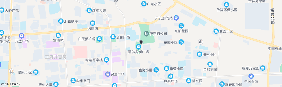 鄂尔多斯伊克昭公园_公交站地图_鄂尔多斯公交_妙搜公交查询2025