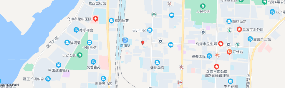 乌海荣兴大酒店_公交站地图_乌海公交_妙搜公交查询2024