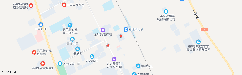 锡林郭勒铁路小区_公交站地图_锡林郭勒公交_妙搜公交查询2024