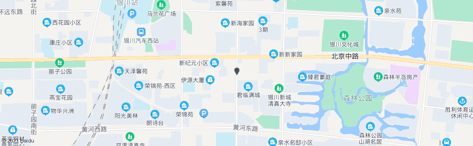 银川福州街北京路口_公交站地图_银川公交_妙搜公交查询2024