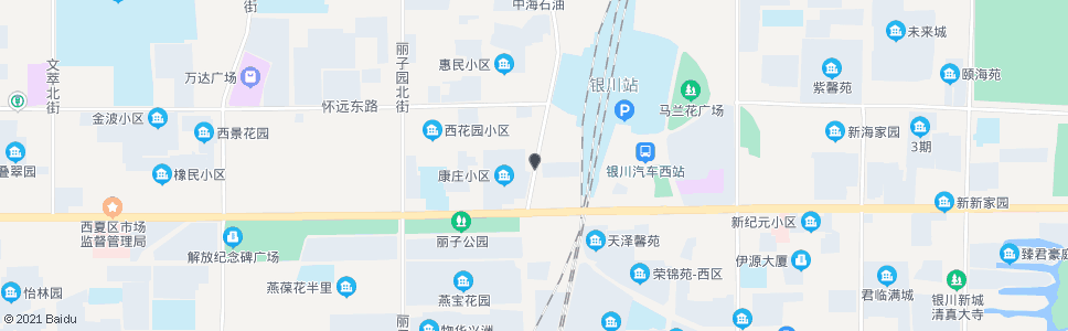 银川兴州街站_公交站地图_银川公交_妙搜公交查询2024